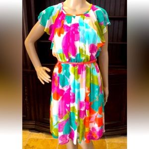 Marvin Richards Floral Print Dress